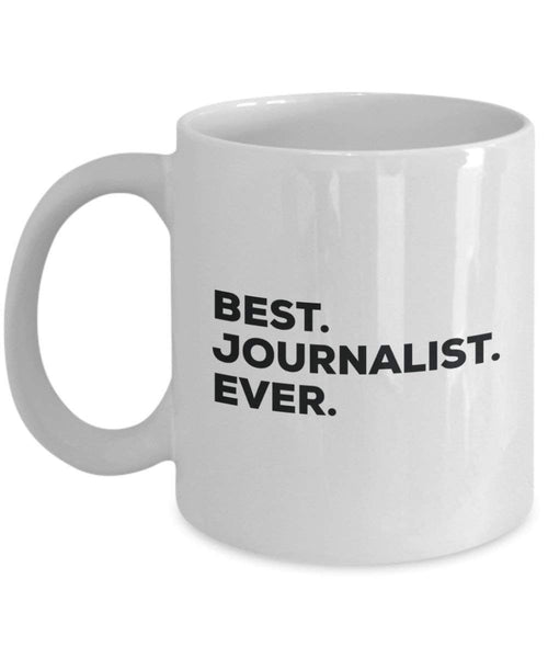 Best Journalist Ever mug – Funny Coffee Cup – Thank You Appreciation idee regalo per Natale festa di compleanno unico 15oz Infradito colorati estivi, con finte perline
