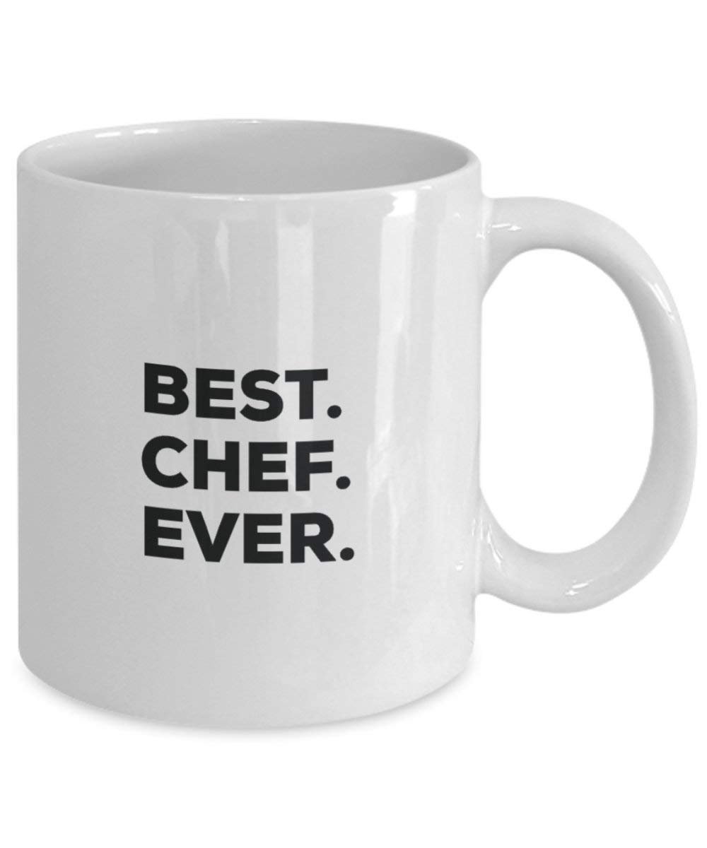Best Chef Ever Mug - Funny Coffee Cup -Thank You Appreciation For Christmas Birthday Holiday Unique Gift Ideas