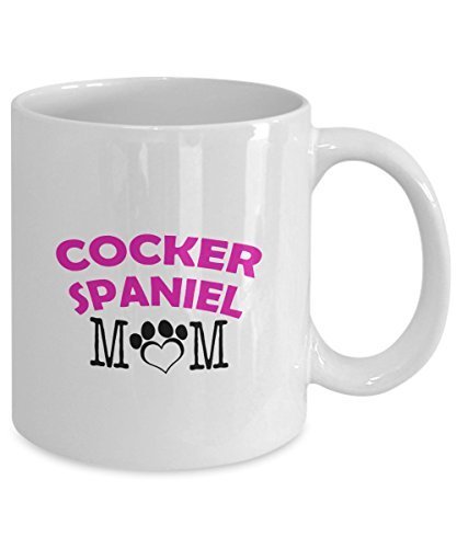 Funny Cocker Spaniel Couple Mug – Cocker Spaniel Dad – Cocker Spaniel Mom – Cocker Spaniel Lover Gifts - Unique Ceramic Gifts Idea (Mom)