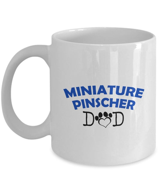 Funny Miniature Schnauzer Couple Mug – Miniature Schnauzer Dad – Miniature Schnauzer Mom – Miniature Schnauzer Lover Gifts - Unique Ceramic Gifts Idea (Dad & Mom)