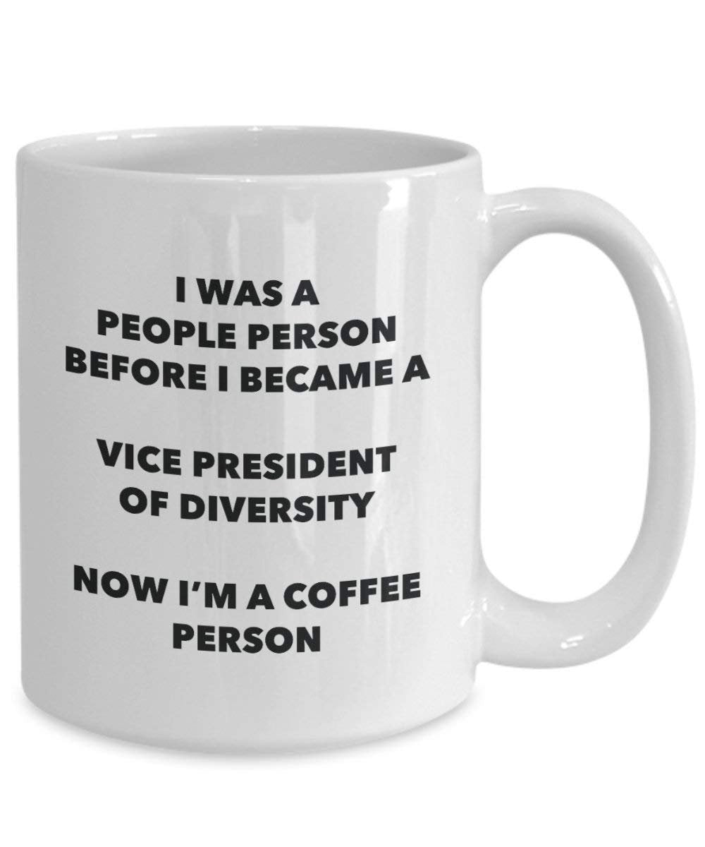 Vizepräsident der Vielfalt Kaffee Person Tasse – Funny Tee Kakao-Tasse – Geburtstag Weihnachten Kaffee Lover Cute Gag Geschenke Idee