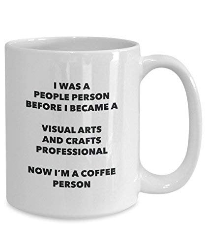 Visual Arts and Crafts Professional Coffee Person Mug - Funny Tea Cocoa Cup - Birthday Christmas Coffee Lover Cute Gag Gifts Idea