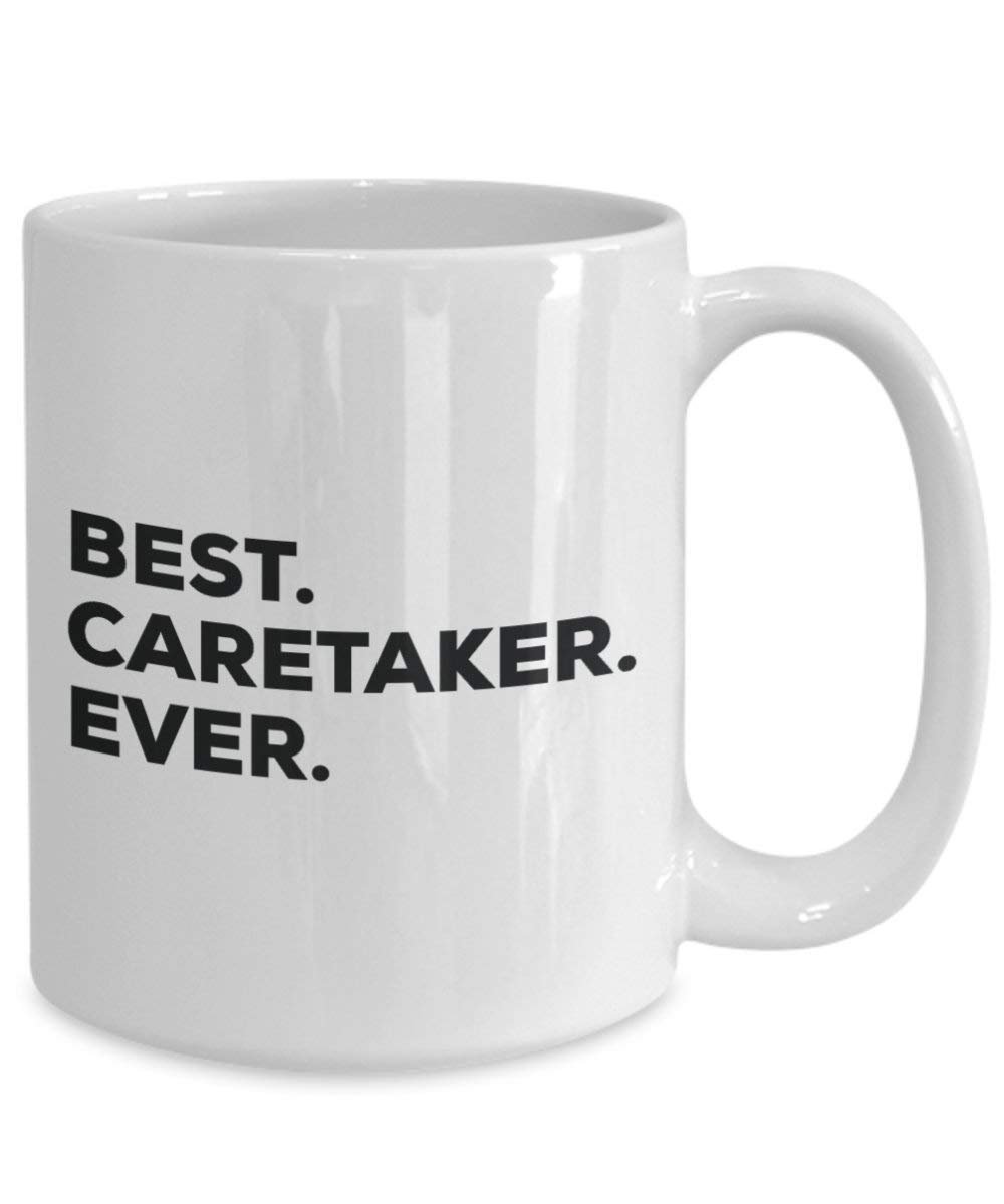Best Hausmeister Ever Tasse – Funny Coffee Cup – Thank You Anerkennung für Weihnachten Geburtstag Urlaub Einzigartiges Geschenk Ideen 11oz weiß