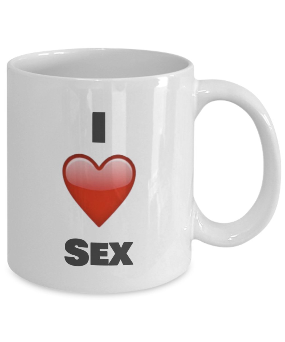 I Love Sex Coffee Mug - Sexual Funny Gift Idea