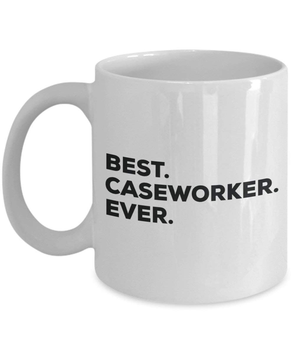 Best Caseworker Ever Mug - Funny Coffee Cup -Thank You Appreciation For Christmas Birthday Holiday Unique Gift Ideas