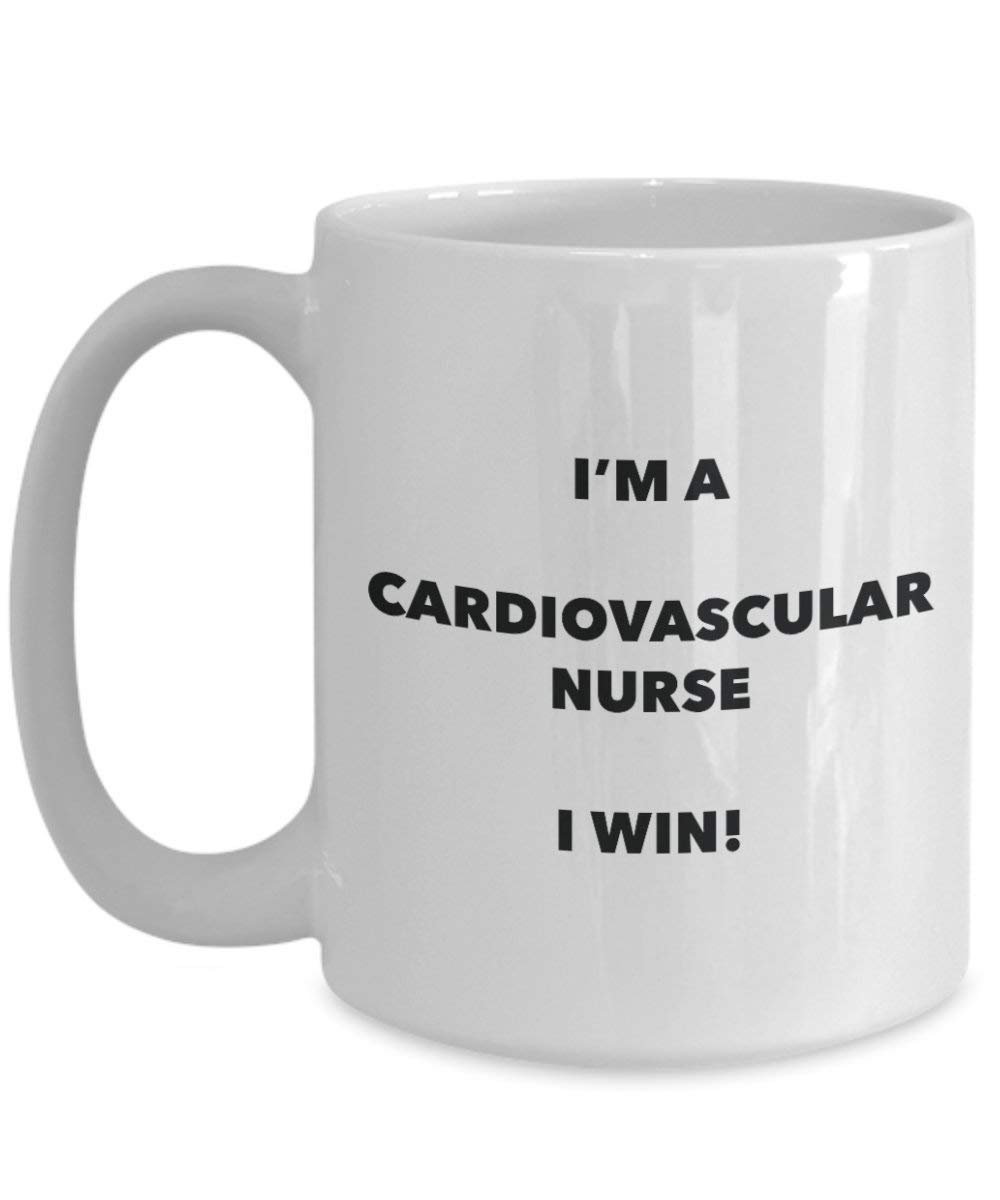 Herz-Kreislauf-Nurse Tasse – I 'm a Herz-Kreislauf-I Win. – Funny Kaffeetasse – Neuheit Geburtstag Weihnachten Gag Geschenke Idee