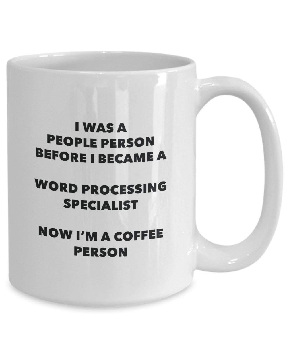Word Processing Specialist cacao persona – Tazza da tè caffè tazza – Birthday Christmas Coffee Lover cute GAG regalo idea 15oz Infradito colorati estivi, con finte perline