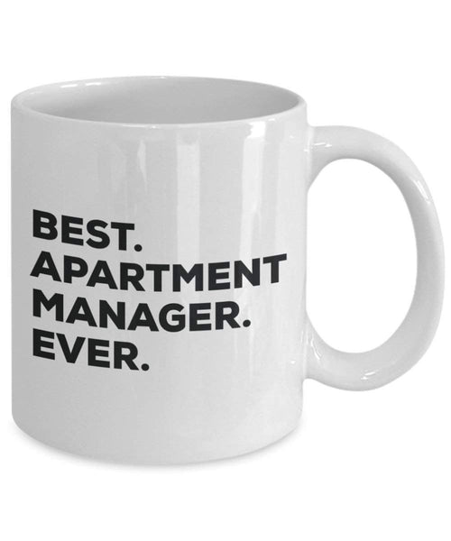 Best Wohnung Manager Ever Tasse – Funny Coffee Cup – Thank You Anerkennung für Weihnachten Geburtstag Urlaub Einzigartiges Geschenk Ideen