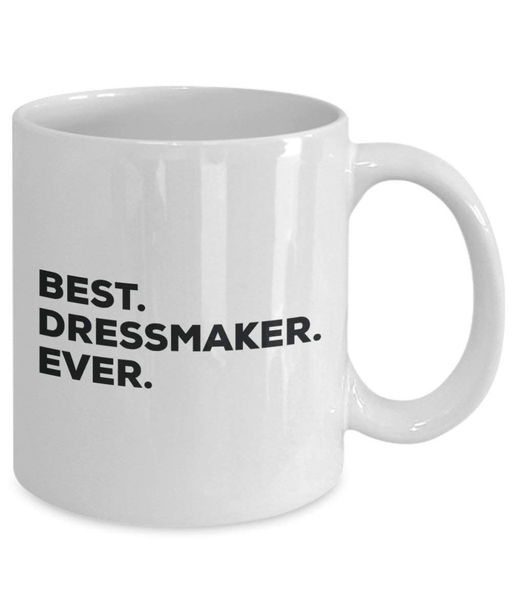 Best Dressmaker Ever mug – Funny Coffee Cup – Thank You Appreciation idee regalo per Natale festa di compleanno unico 11oz Infradito colorati estivi, con finte perline