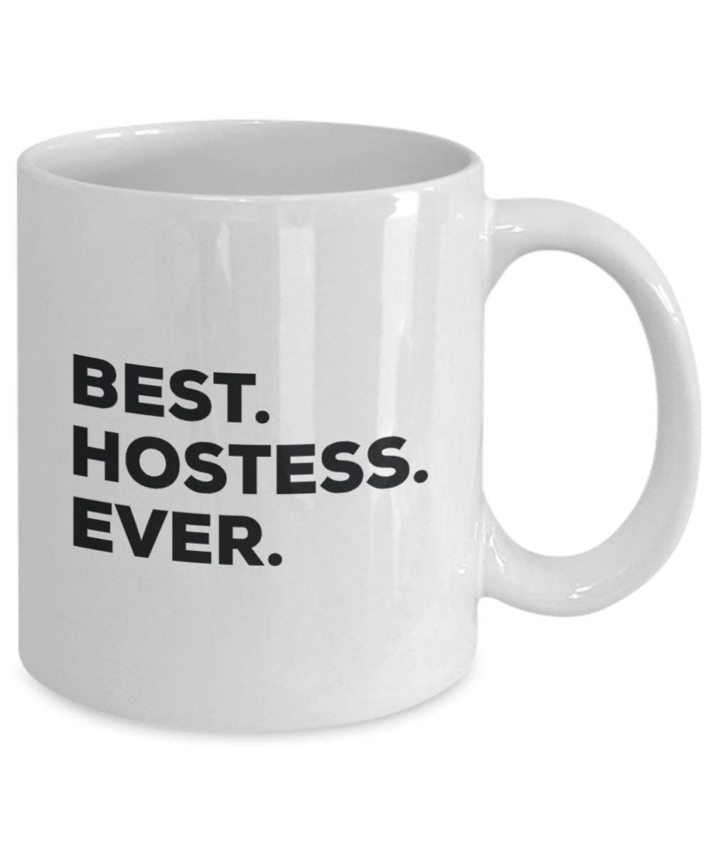 Best Hostess Ever Tasse – Funny Coffee Cup – Thank You Anerkennung für Weihnachten Geburtstag Urlaub Einzigartiges Geschenk Ideen