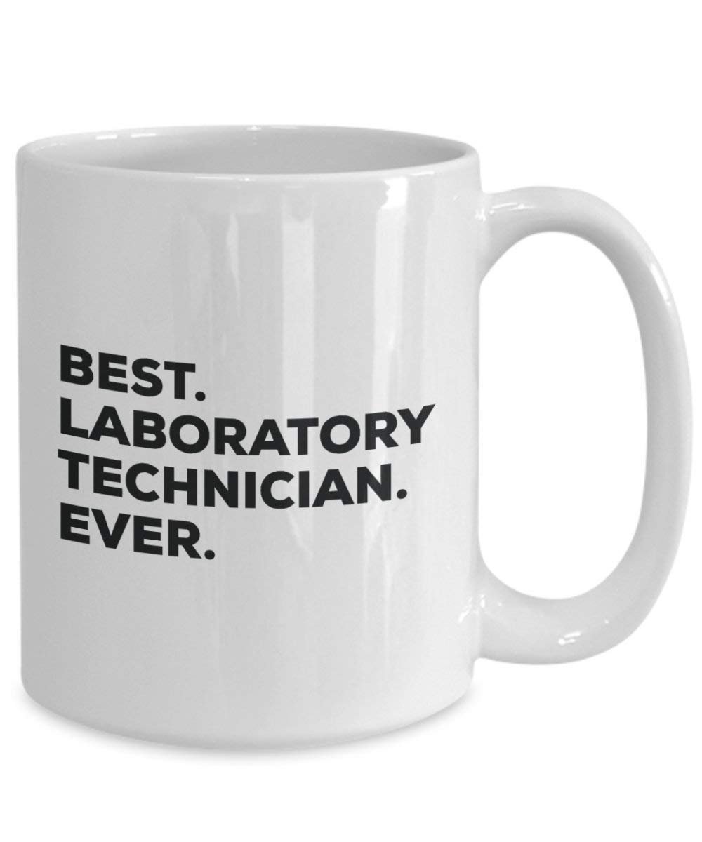 Best Laboratory Technician Ever mug – Funny Coffee Cup – Thank You Appreciation idee regalo per Natale festa di compleanno unico 15oz Infradito colorati estivi, con finte perline