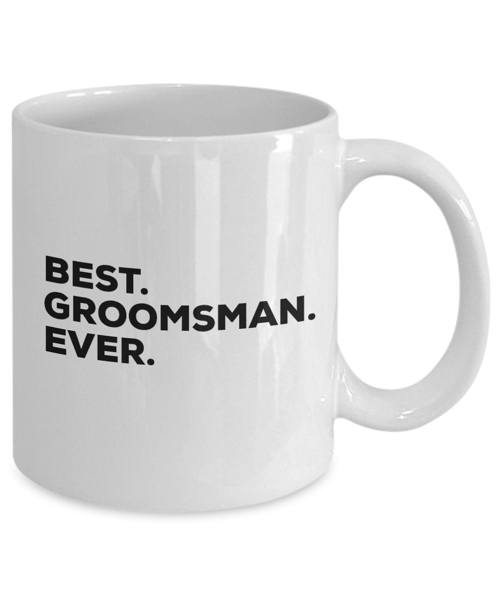 Groomsman Mug - Coffee Cup - Groomsman Gifts - Put In Gift Box Bags Set Basket - Wedding Thank You Present For The Party - Asking Funny Gag Gift Idea
