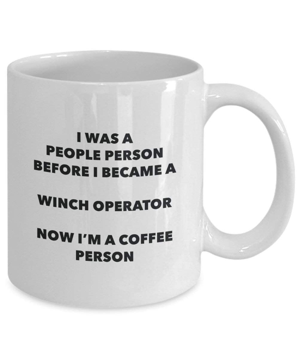 Winch Operator Coffee Person Mug - Funny Tea Cocoa Cup - Birthday Christmas Coffee Lover Cute Gag Gifts Idea