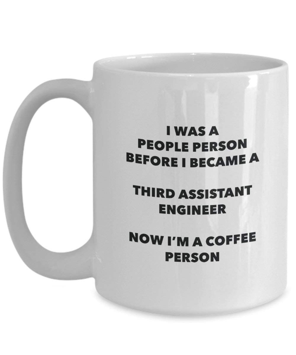 Dritte Assistant Engineer Kaffee Person Tasse – Funny Tee Kakao-Tasse – Geburtstag Weihnachten Kaffee Lover Cute Gag Geschenke Idee