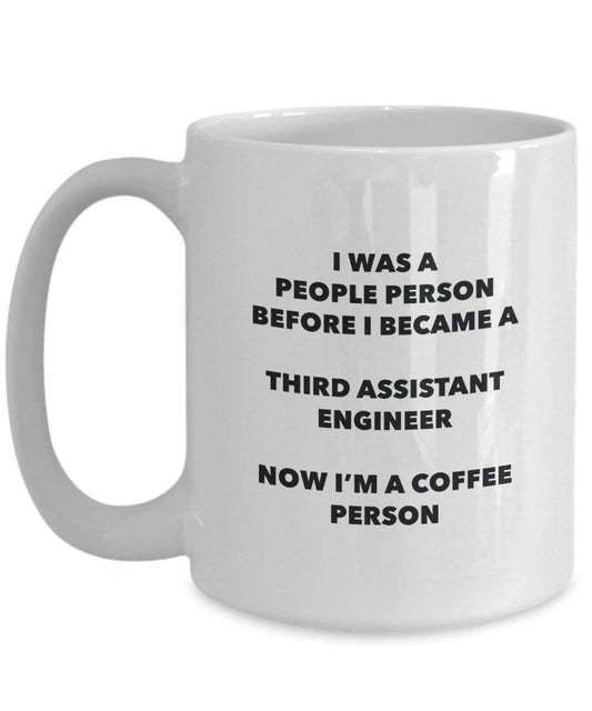 Dritte Assistant Engineer Kaffee Person Tasse – Funny Tee Kakao-Tasse – Geburtstag Weihnachten Kaffee Lover Cute Gag Geschenke Idee