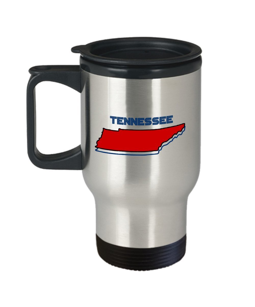 Tennessee Travel Mug - Funny Tea Hot Cocoa Coffee Insulated Tumbler - Novelty Birthday Christmas Anniversary Gag Gifts Idea