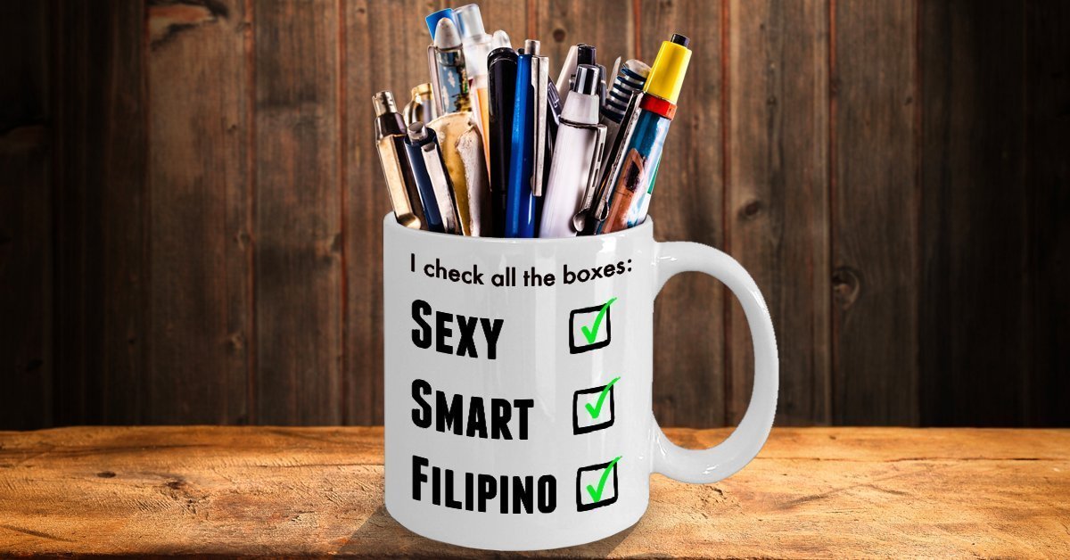 Filipino Mug - Funny Pride Coffee Cup For Men or Women - I Am Proud Novelty Love Cup