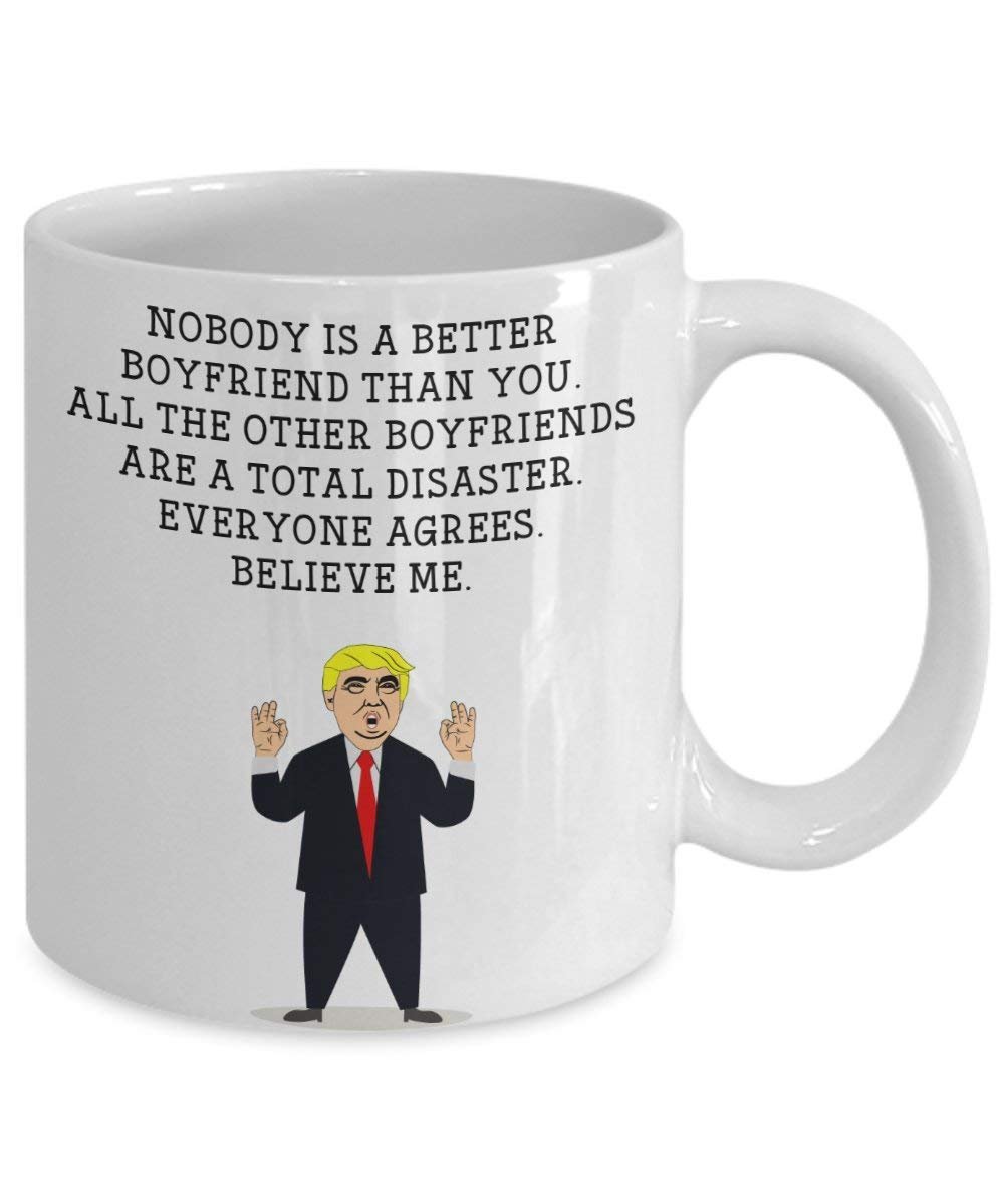 Funny Freund Trump Head Becher – Donald Trump Kaffeetasse – Neuheit Geschenkidee Freund Gag Idee Präsident