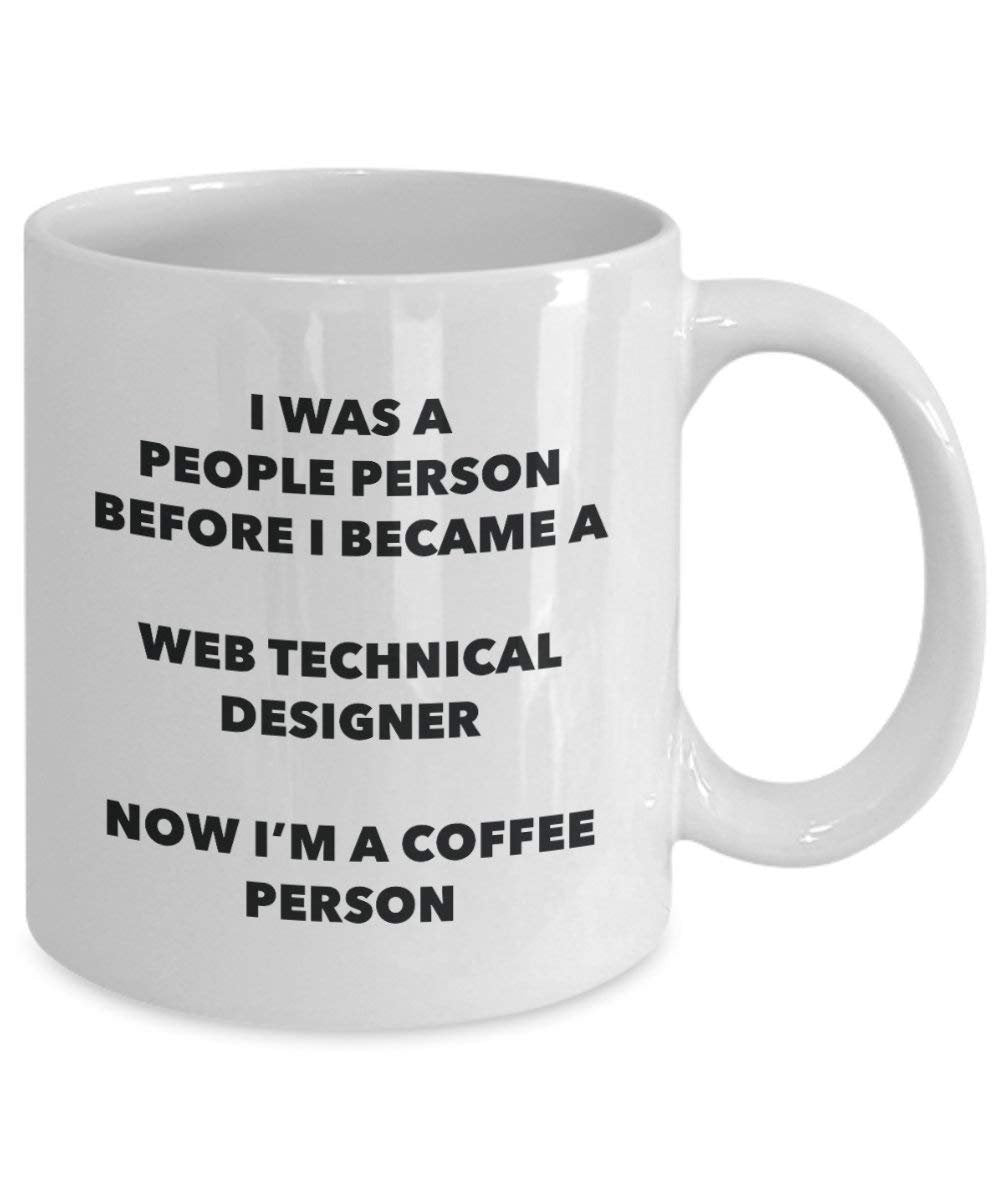 Web Technical Designer Coffee Person Mug - Funny Tea Cocoa Cup - Birthday Christmas Coffee Lover Cute Gag Gifts Idea