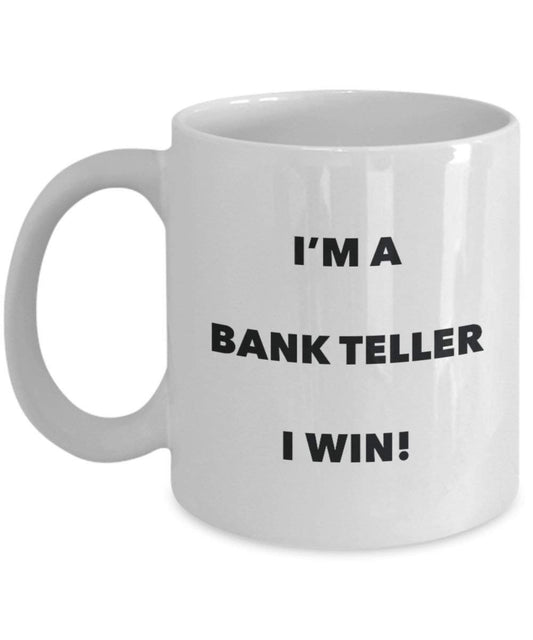 Bank Präsident Tasse – I 'm a Bank Präsident, Ich Win. – Funny Kaffeetasse – Neuheit Geburtstag Weihnachten Gag Geschenke Idee