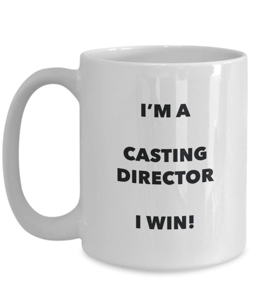 Guss Director Tasse, I 'm A Casting Director I Win. – Funny Kaffeetasse – Neuheit Geburtstag Weihnachten Gag Geschenke Idee 15oz weiß