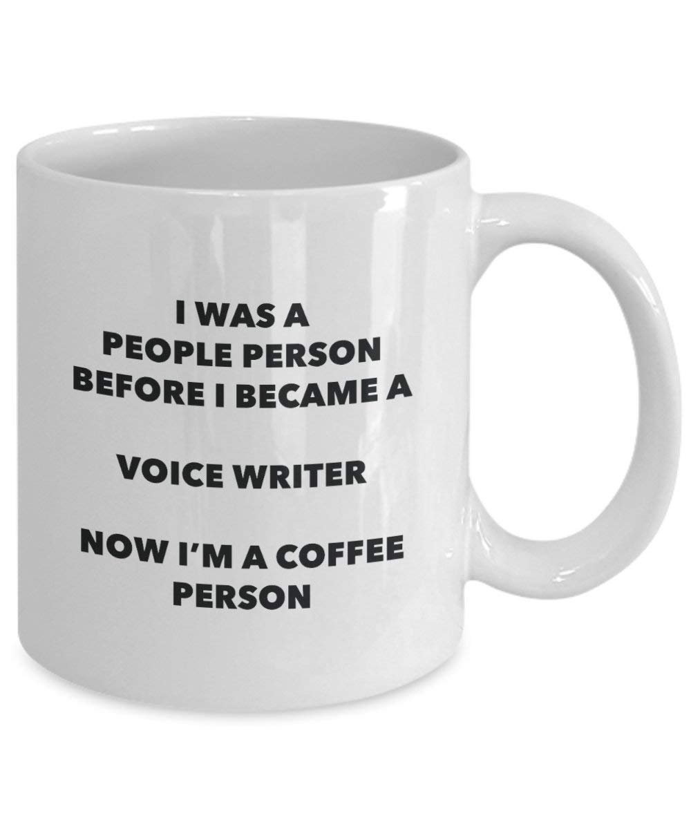 Voice Writer Coffee Person Mug - Funny Tea Cocoa Cup - Birthday Christmas Coffee Lover Cute Gag Gifts Idea