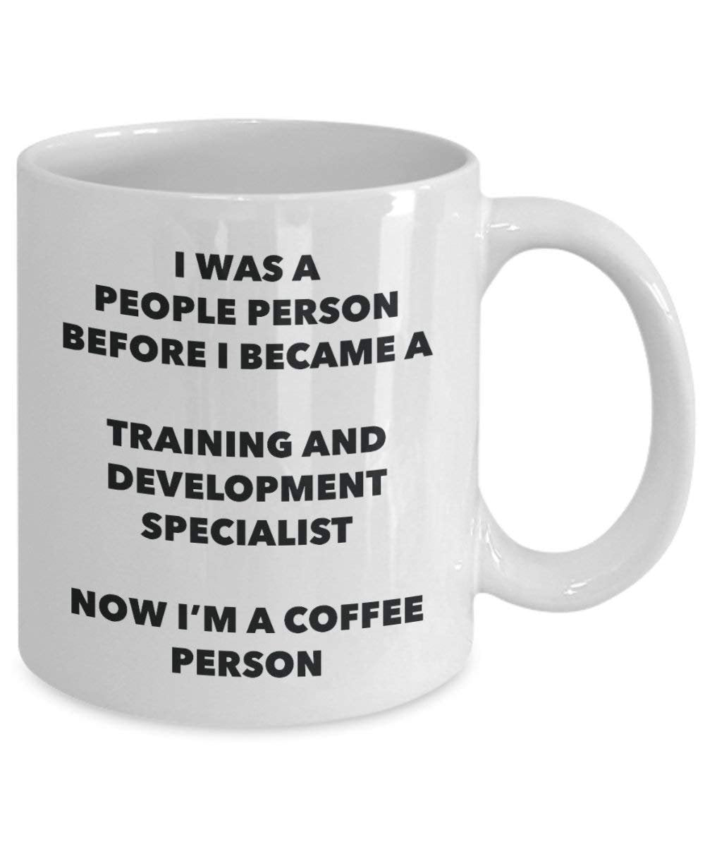 formation et développement Specialist Café personne Mug – Funny Tasse à thé de cacao – Anniversaire de Noël amateur de café mignon Gag Gifts Idée 11oz blanc