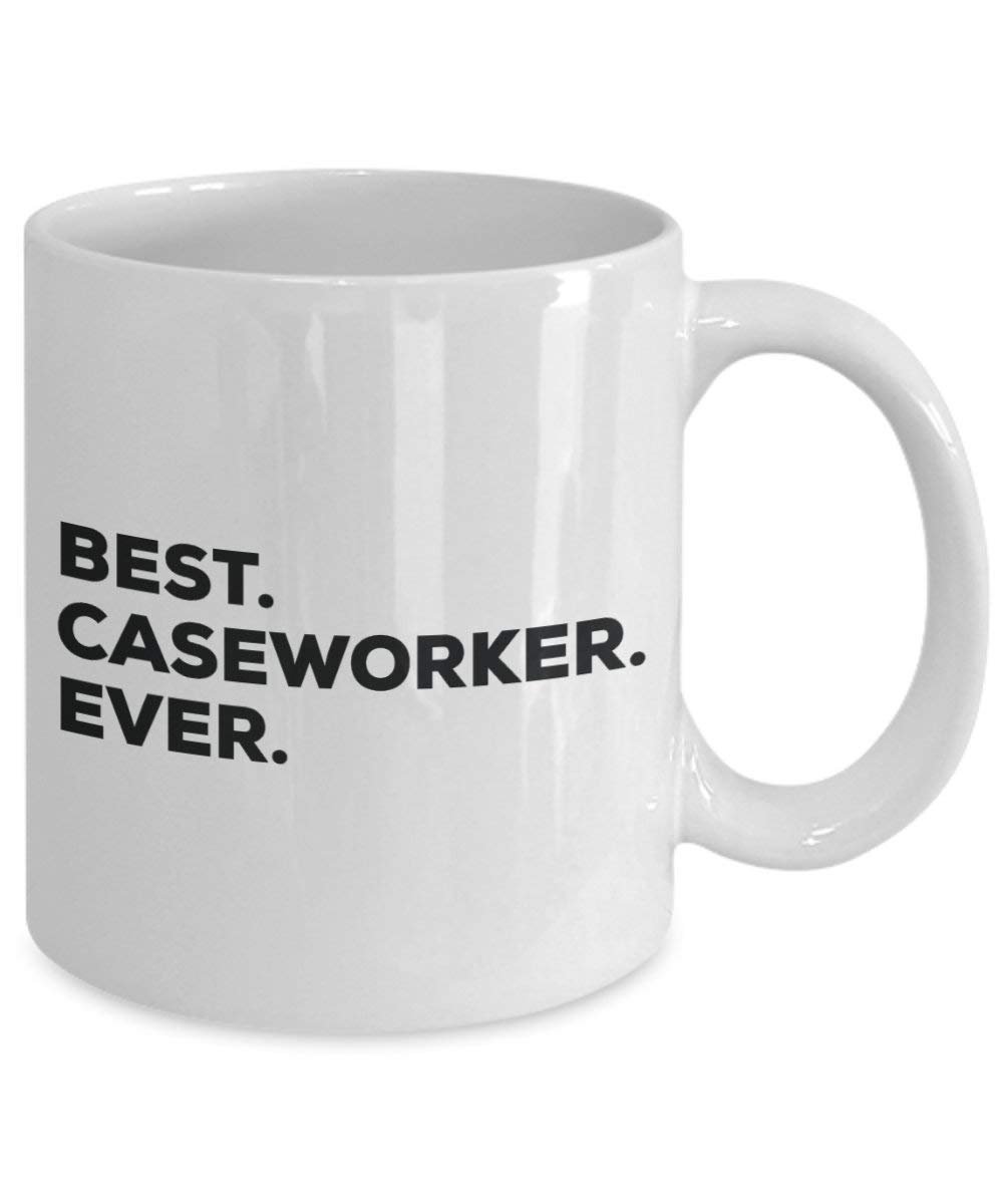 Best Caseworker Ever Mug - Funny Coffee Cup -Thank You Appreciation For Christmas Birthday Holiday Unique Gift Ideas