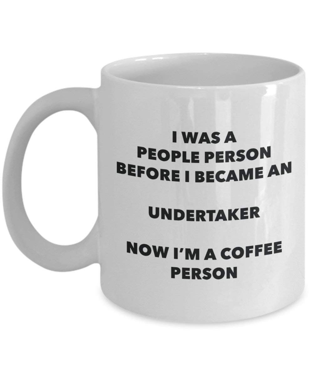 The Undertaker personne à café Mug Tasse à thé de cacao – rigolo – Anniversaire de Noël amateur de café mignon Gag Gifts Idée 15oz blanc