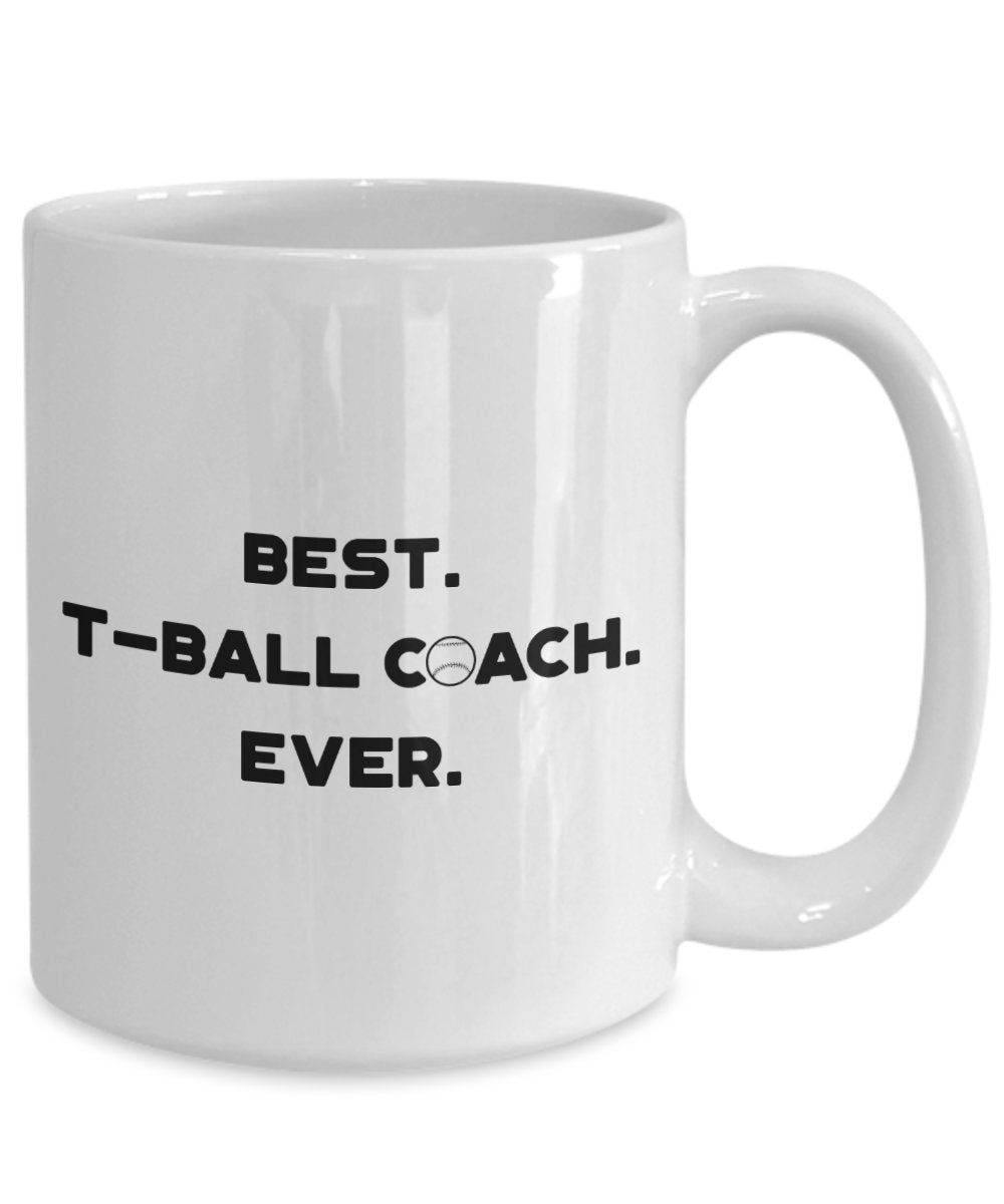 T Coach Geschenke – Beste. T Coach. Ever – Funny Tee Hot Cocoa Kaffeetasse – Neuheit Geburtstag Weihnachten Gag Geschenke Idee 11oz weiß