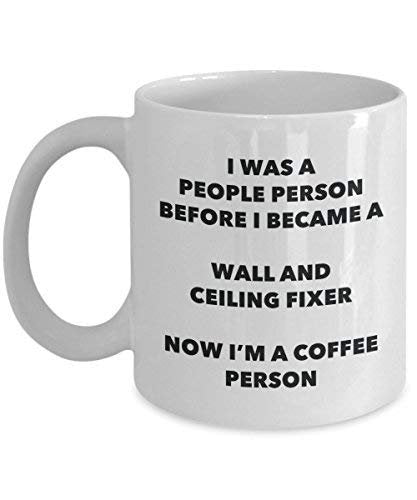 Wall and Ceiling Fixer Coffee Person Mug - Funny Tea Cocoa Cup - Birthday Christmas Coffee Lover Cute Gag Gifts Idea