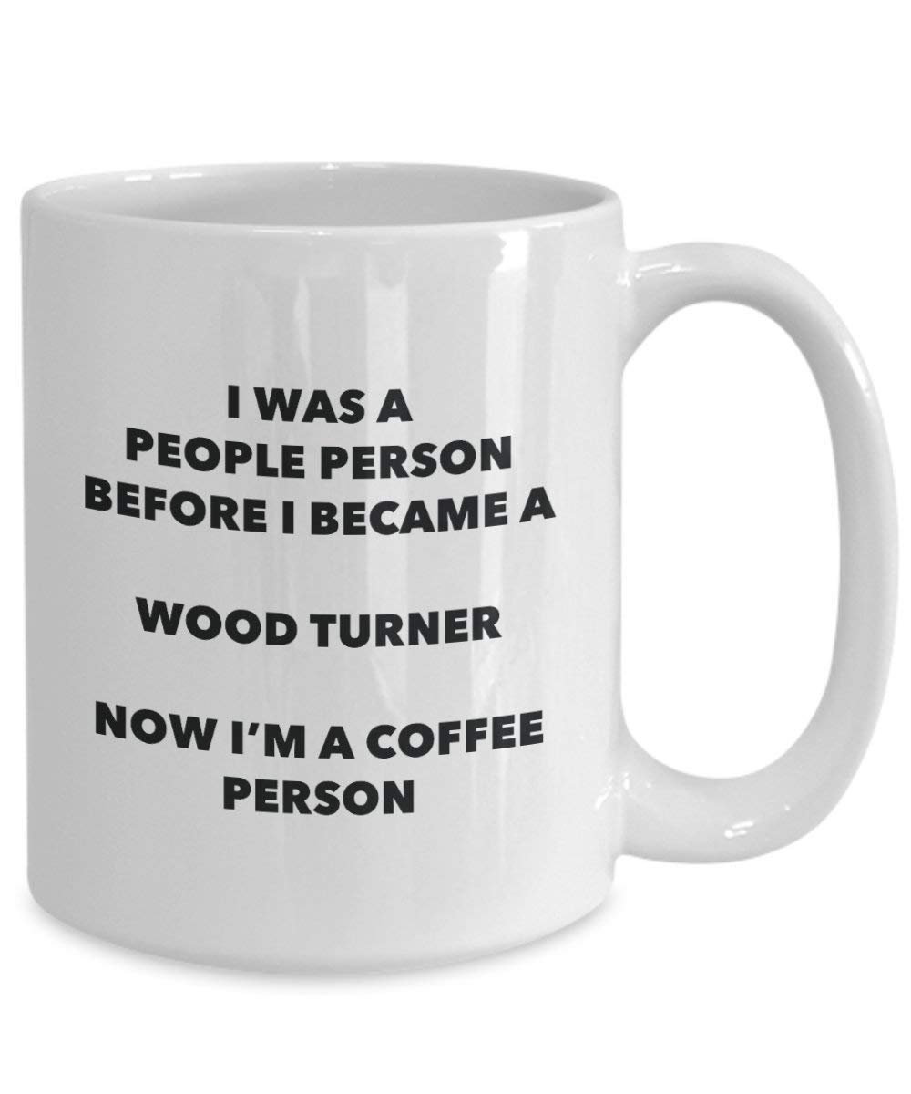 Holz Turner Kaffee Person Tasse – Funny Tee Kakao-Tasse – Geburtstag Weihnachten Kaffee Lover Cute Gag Geschenke Idee