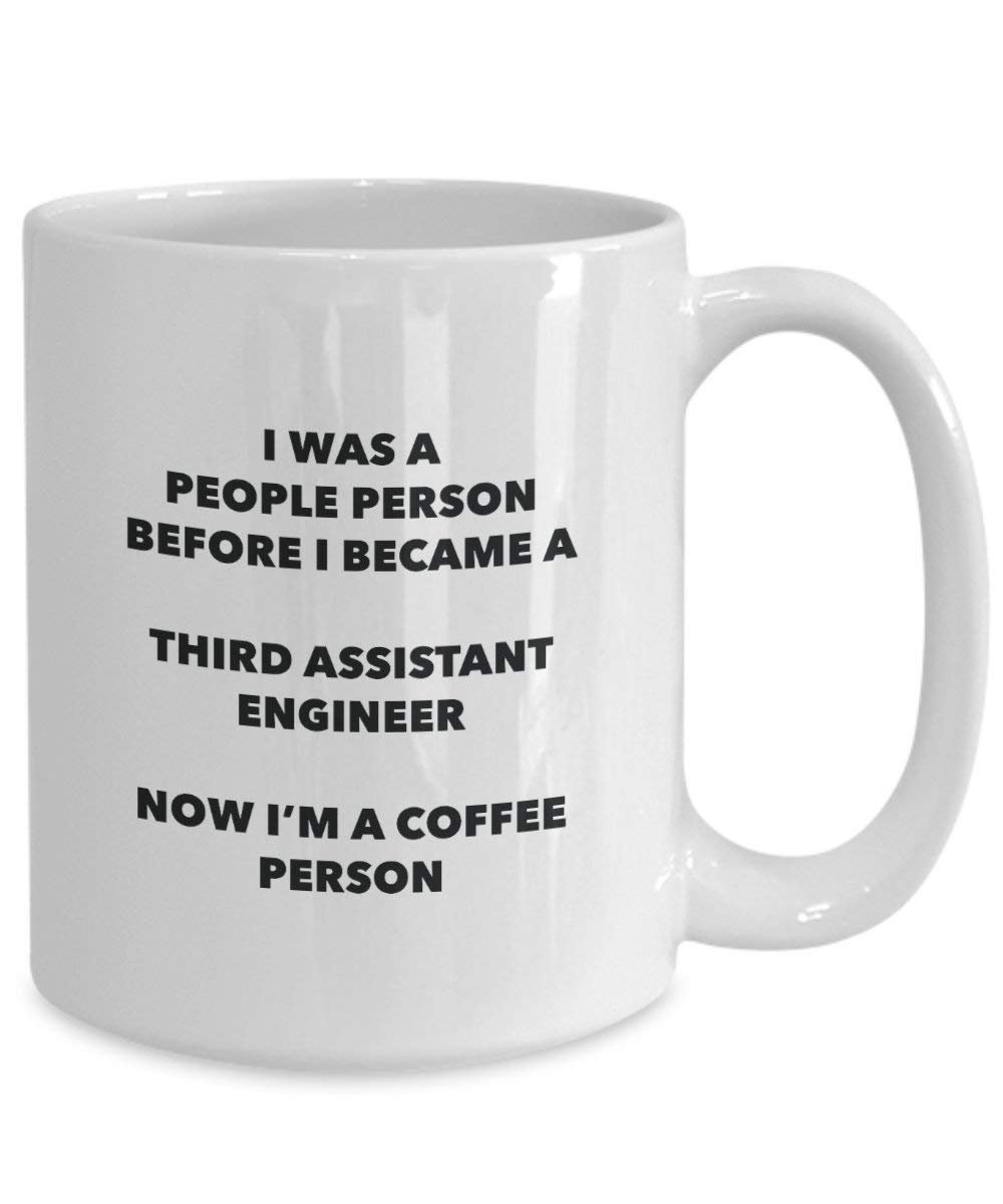 Dritte Assistant Engineer Kaffee Person Tasse – Funny Tee Kakao-Tasse – Geburtstag Weihnachten Kaffee Lover Cute Gag Geschenke Idee