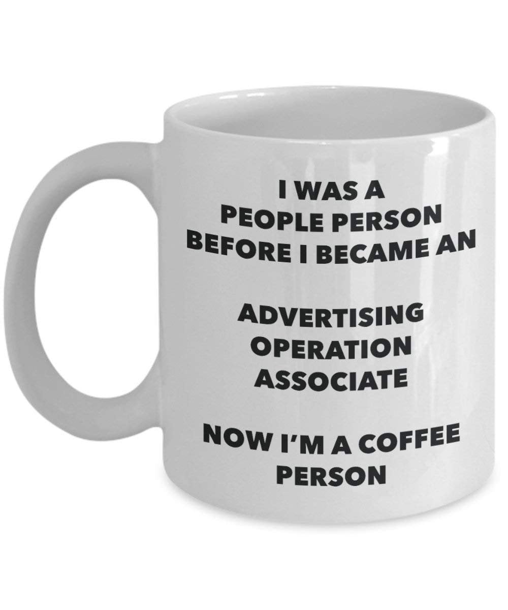 Advertising Operation Associate Coffee Person Mug - Funny Tea Cocoa Cup - Birthday Christmas Coffee Lover Cute Gag Gifts Idea