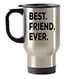 Best Friends Travel Mug - Best Friend Ever Travel Insulated Tumblers Mug - Best Friend Ever Gift - Put in Bag Basket Box Set - for Women Men Friends Mom Girls Cousins Godmother - Funny Cute Gifts