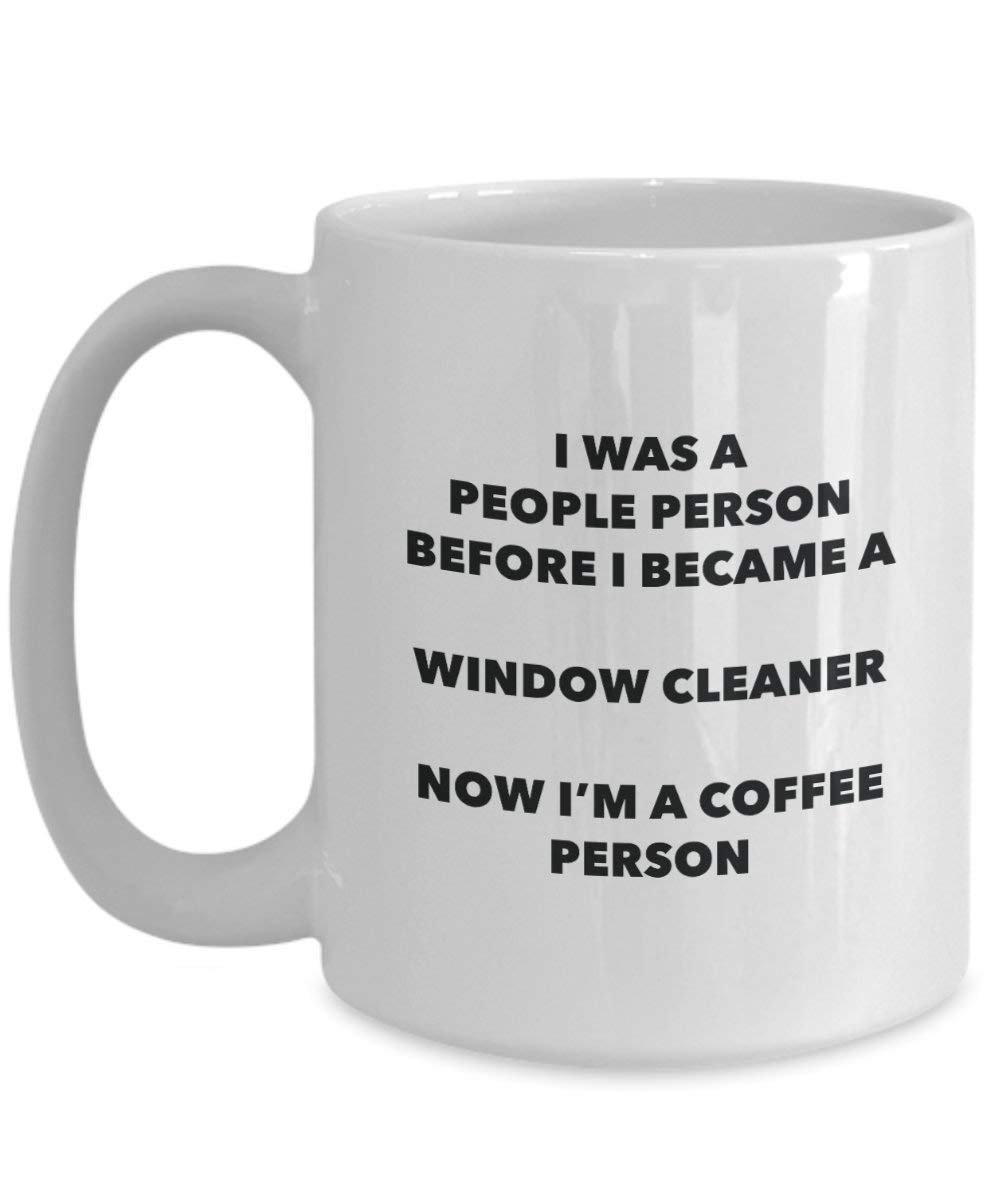 Window Cleaner Coffee Person Mug - Funny Tea Cocoa Cup - Birthday Christmas Coffee Lover Cute Gag Gifts Idea