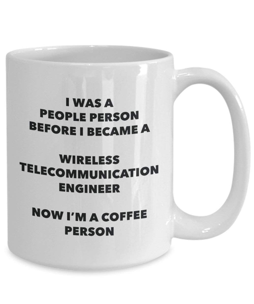 Wireless Telecommunication Engineer Coffee Person Mug - Funny Tea Cocoa Cup - Birthday Christmas Coffee Lover Cute Gag Gifts Idea