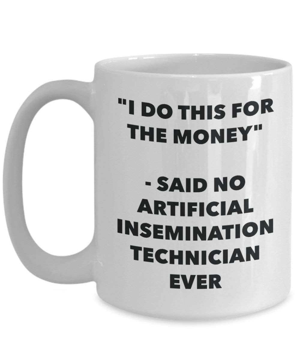 I do presente per il denaro – detto n. Fecondazione Technician Ever mug – Funny Coffee Cup – novelty Birthday Christmas GAG regalo idea 15oz Infradito colorati estivi, con finte perline