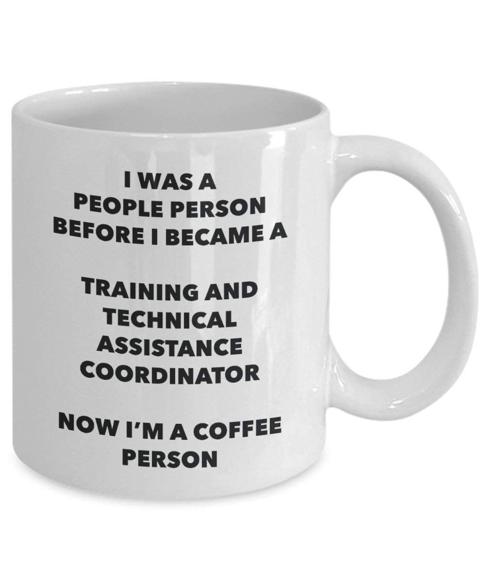 formation et assistance technique Coordinator personne à café Mug Tasse à thé de cacao – rigolo – Anniversaire de Noël amateur de café mignon Gag Gifts Idée 11oz blanc