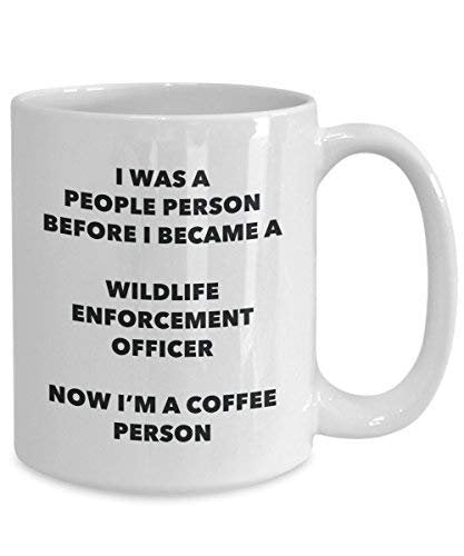 Wildlife Enforcement Officer Coffee Person Mug - Funny Tea Cocoa Cup - Birthday Christmas Coffee Lover Cute Gag Gifts Idea