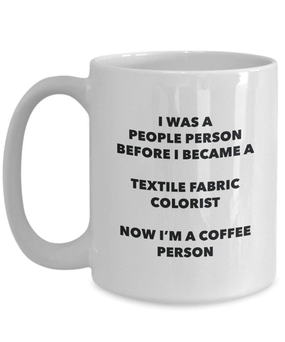 Textile Fabric Colorist Coffee Person Mug - Funny Tea Cocoa Cup - Birthday Christmas Coffee Lover Cute Gag Gifts Idea