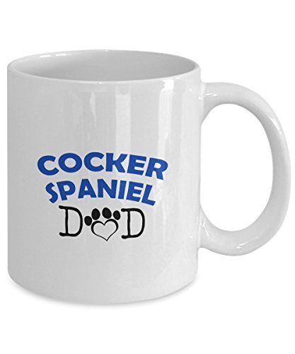 Funny Cocker Spaniel Couple Mug – Cocker Spaniel Dad – Cocker Spaniel Mom – Cocker Spaniel Lover Gifts - Unique Ceramic Gifts Idea (Dad)