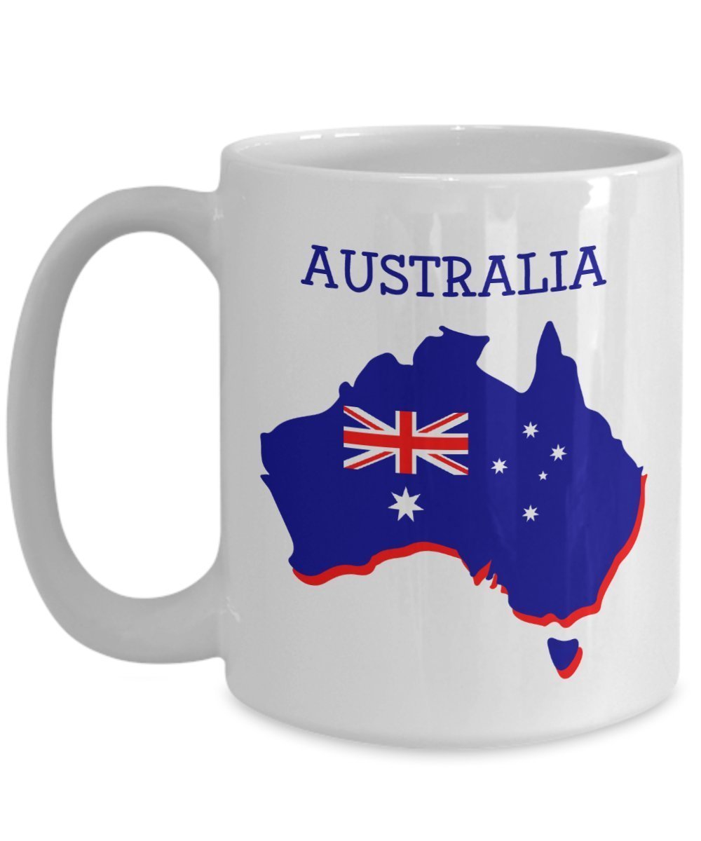 Australische Tasse – Lustige Teetasse für heiße Kakao-Kaffeetasse – Neuheit Geburtstag Weihnachten Jahrestag Gag Geschenk Idee