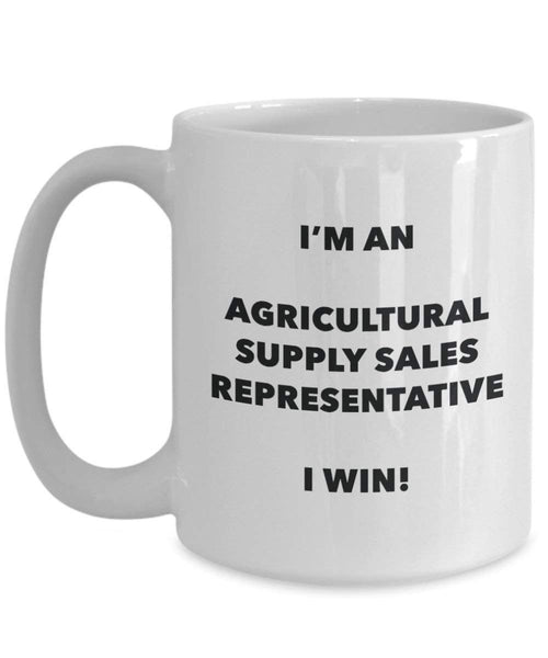 agricole d'ingénieur Commercial Mug – Je suis un agricole d'ingénieur Commercial I Win. – Funny Tasse à café – Fantaisie anniversaire Idée de Gag cadeaux de Noël 11oz blanc