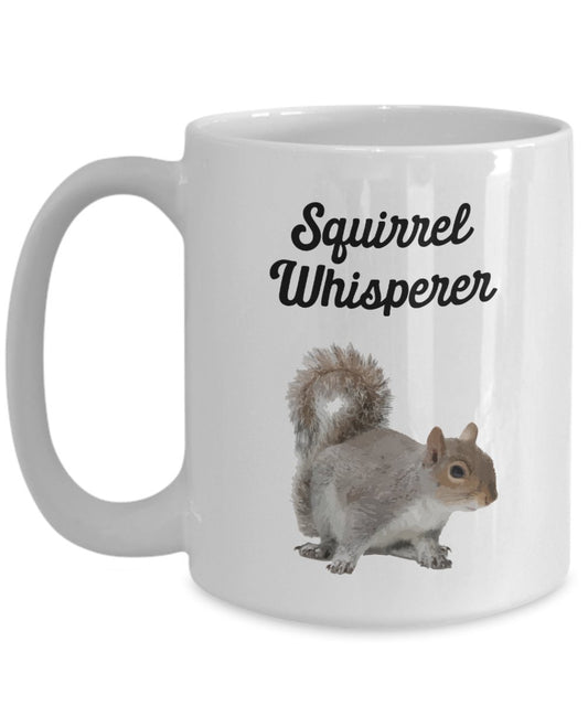 Eichhörnchen Whisper Tasse – Eichhörnchen 201811p Tasse – Eichhörnchen 201811p Thermobecher – Funny Tee Hot Cocoa Kaffeetasse – Neuheit Geburtstag Weihnachten Gag Geschenke 15oz weiß