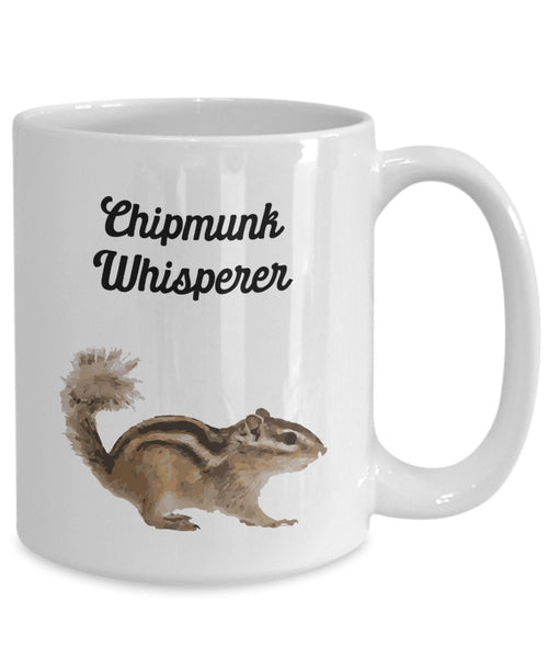 Chipmunk Whisperer Kaffeetasse – Lustige Teetasse für heiße Kakao, Kaffeetasse – Neuheit Geburtstag Weihnachten Gag Geschenk Idee