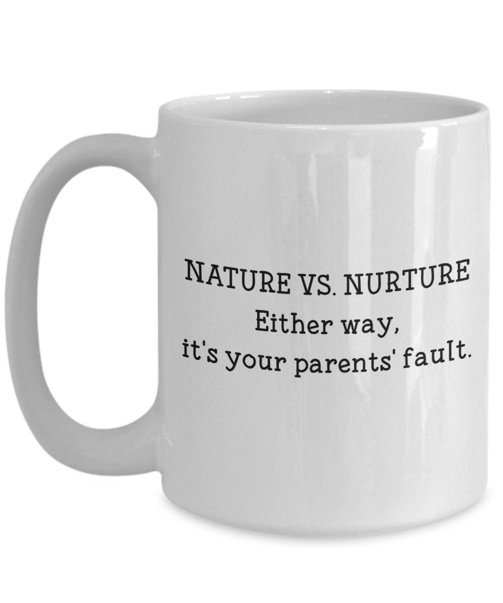 Psychology Pun Mug - Funny Tea Hot Cocoa Coffee Cup - Novelty Birthday Gifts Idea