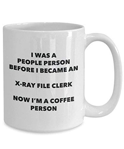 n X-ray File Clerk Coffee Person Mug - Funny Tea Cocoa Cup - Birthday Christmas Coffee Lover Cute Gag Gifts Idea