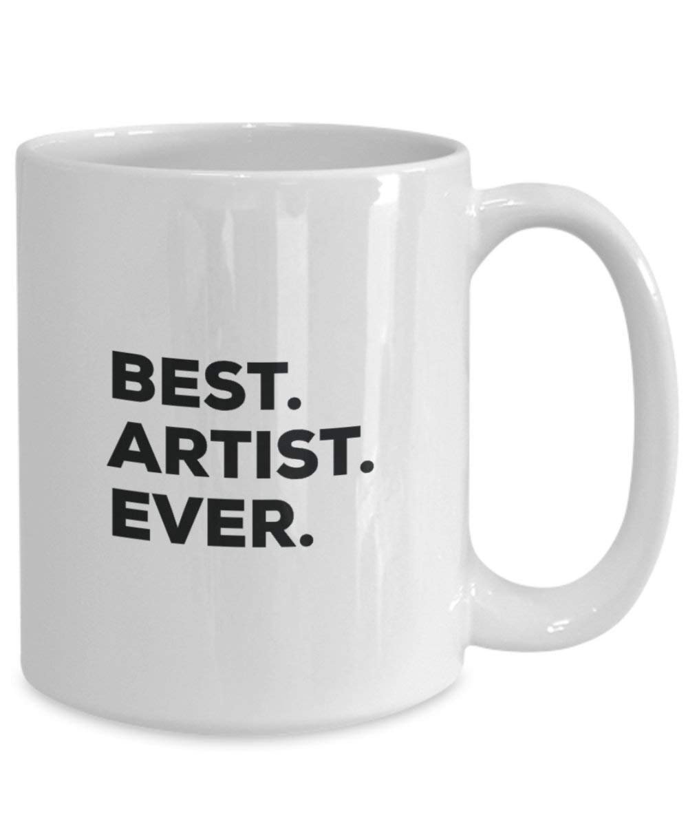 Meilleur Artiste jamais Mug rigolo – Tasse à café – Thank You Appréciation pour Noël Anniversaire Vacances Cadeau unique idées 15oz blanc
