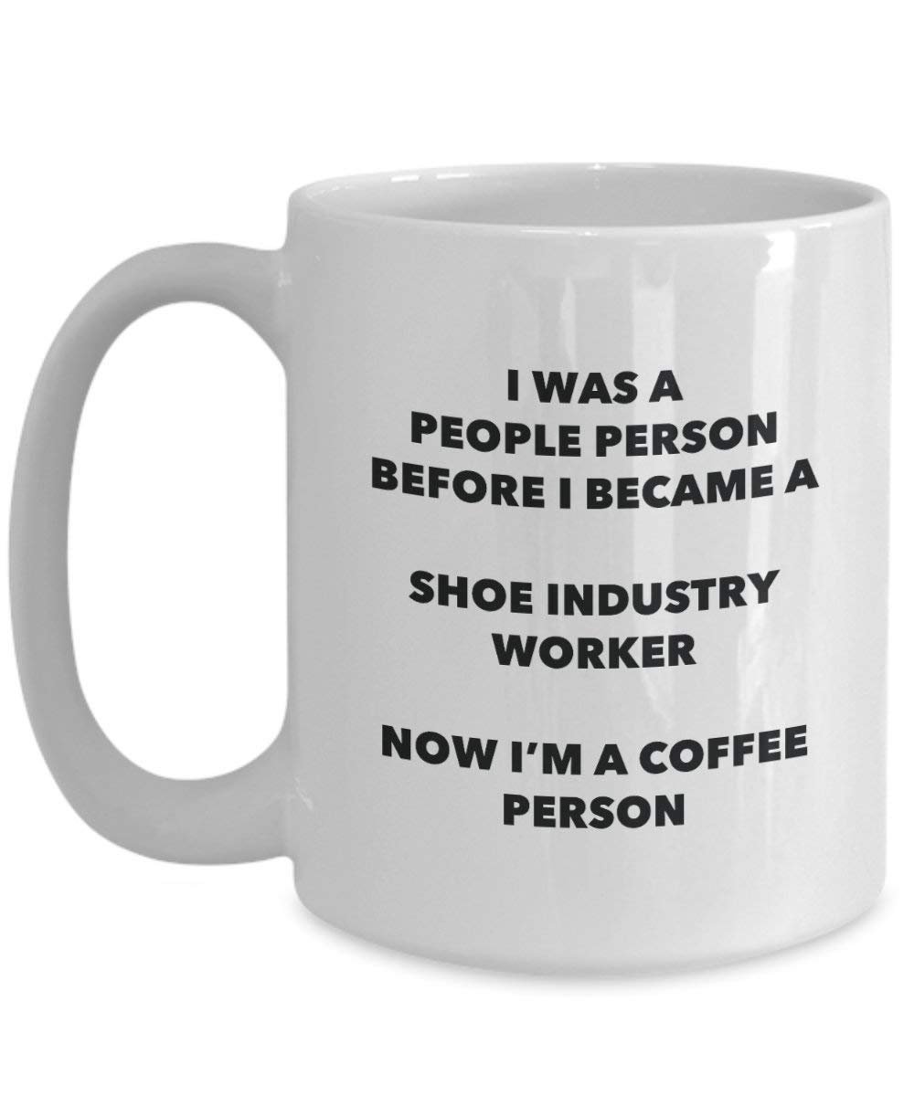 Schuh Industrie Worker Kaffee Person Tasse – Funny Tee Kakao-Tasse – Geburtstag Weihnachten Kaffee Lover Cute Gag Geschenke Idee